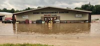 Flood waters in Dierks photo