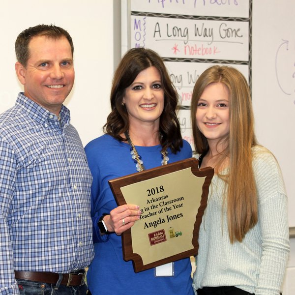 Farm Bureau Names Jones Outstanding Teacher