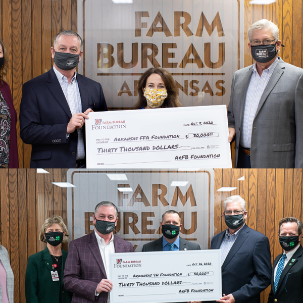 Arkansas Farm Bureau Announces $300,000 Commitment to FFA, 4-H