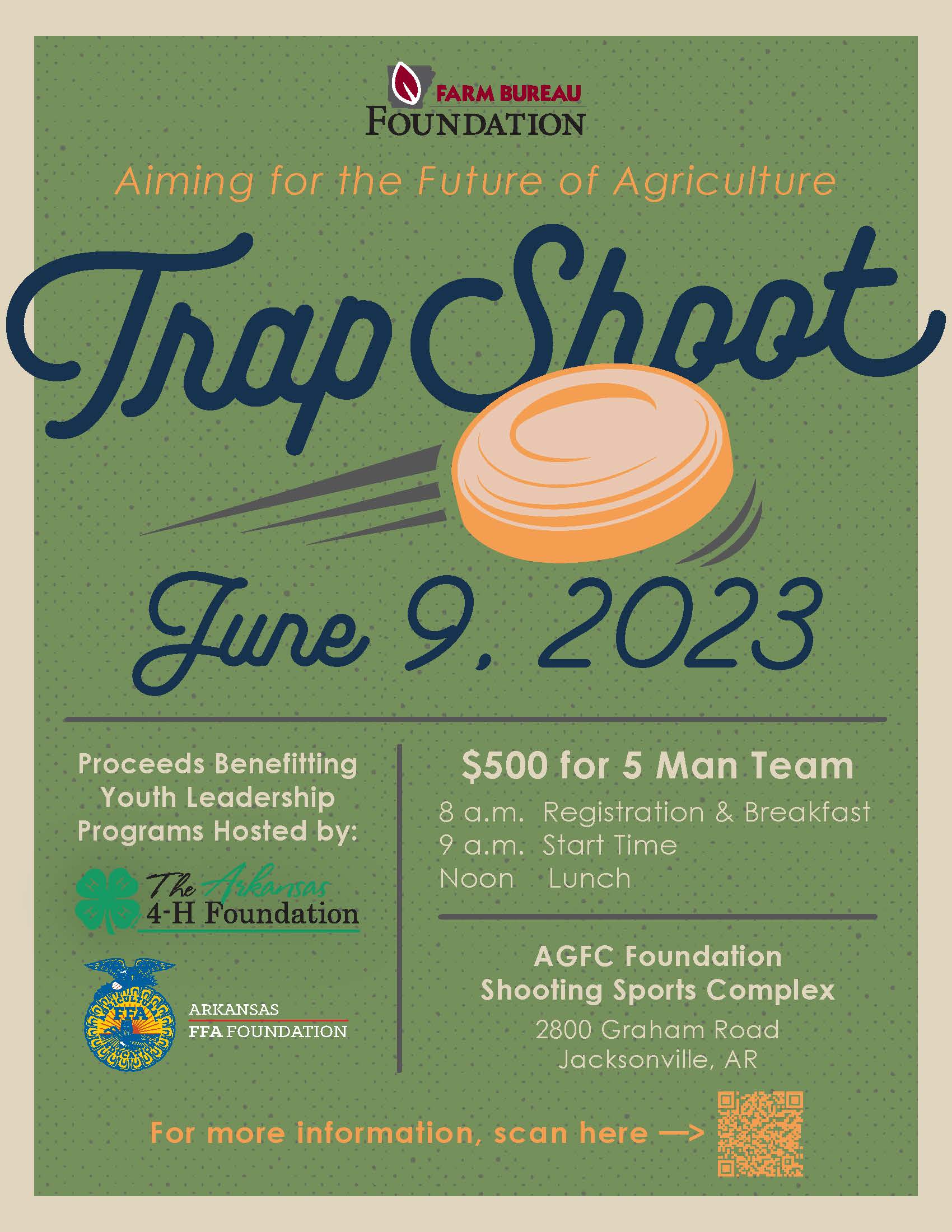 2023 Trap Shoot Flyer